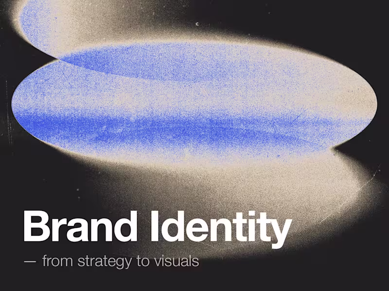 Cover image for Brand Identity Design — from strategy to visuals