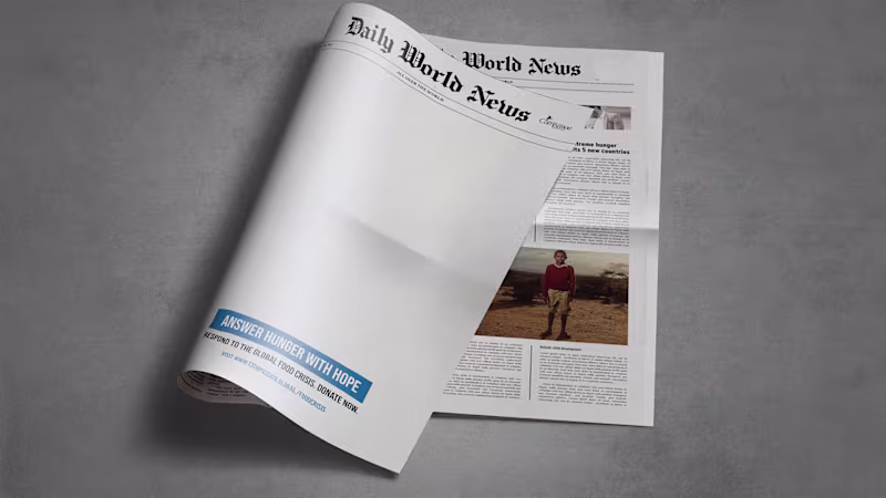 Cover image for Global Food Crisis | Answer hunger with hope 