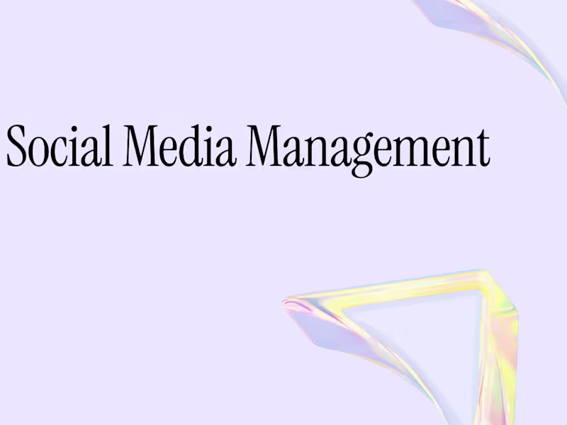 Cover image for Social Media Manager | Helping Brands Grow with Strategy