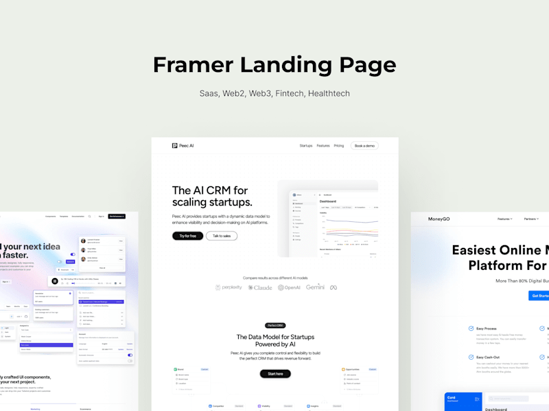 Cover image for Framer Landing Page (Design & Development)