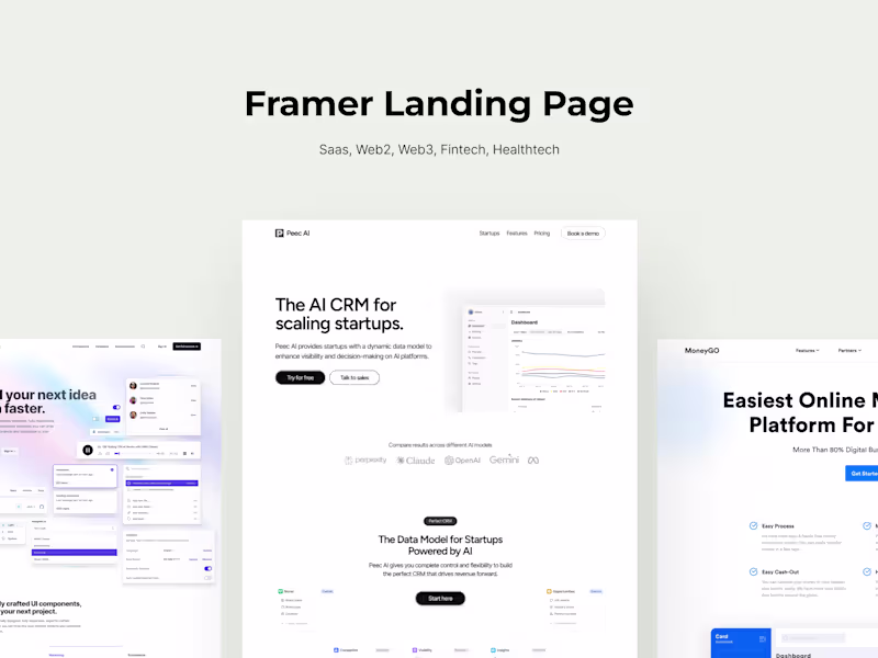 Cover image for Framer Landing Page (Design & Development)
