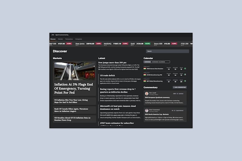 Cover image for J.P.Morgan Chase - Digital Investment Banking Platform