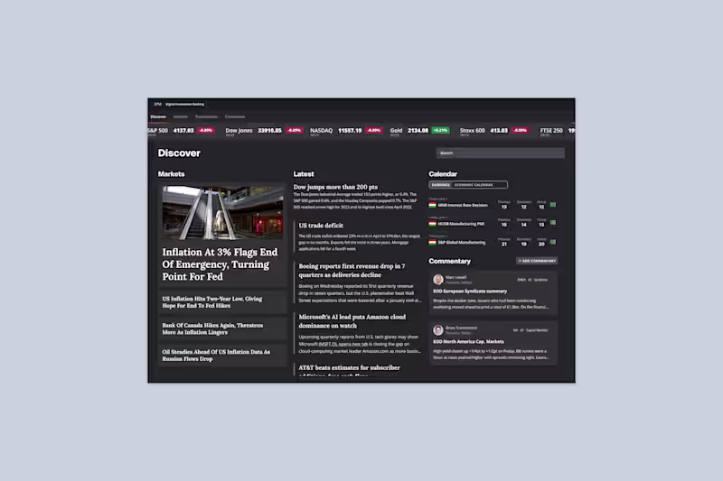Cover image for J.P.Morgan Chase - Digital Investment Banking Platform