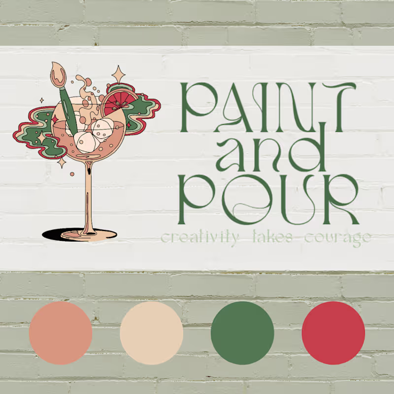 Cover image for Project: Paint and Pour Brand Design