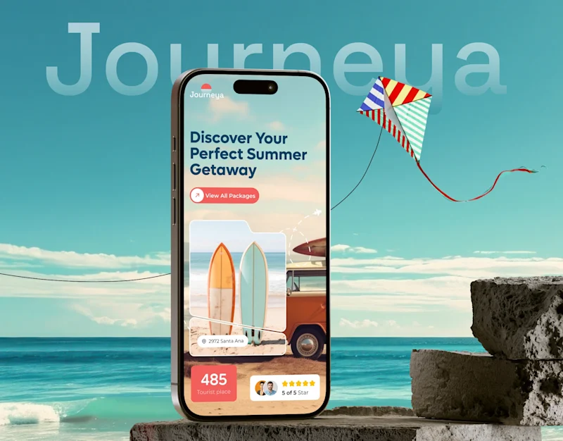 Cover image for Journeya - Travel Website Design