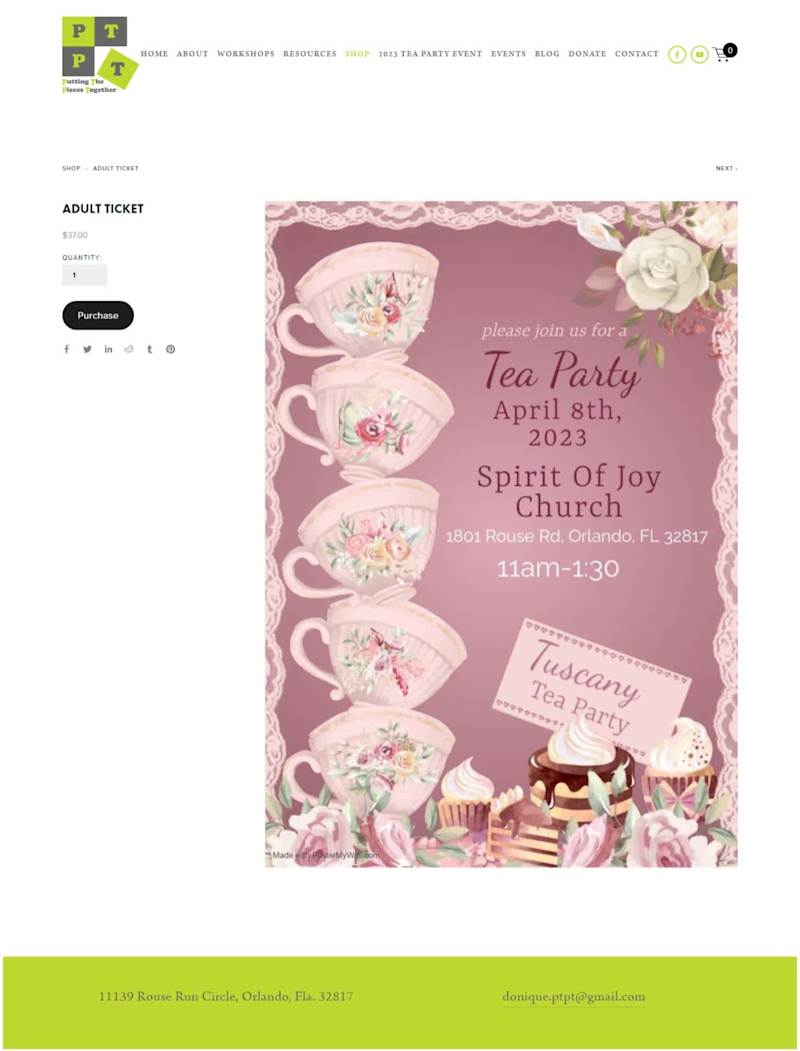 Cover image for EVENT WEBSITE