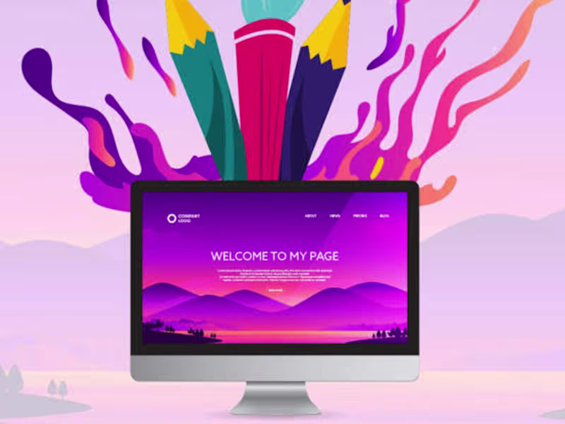 Cover image for Landing page website Design 