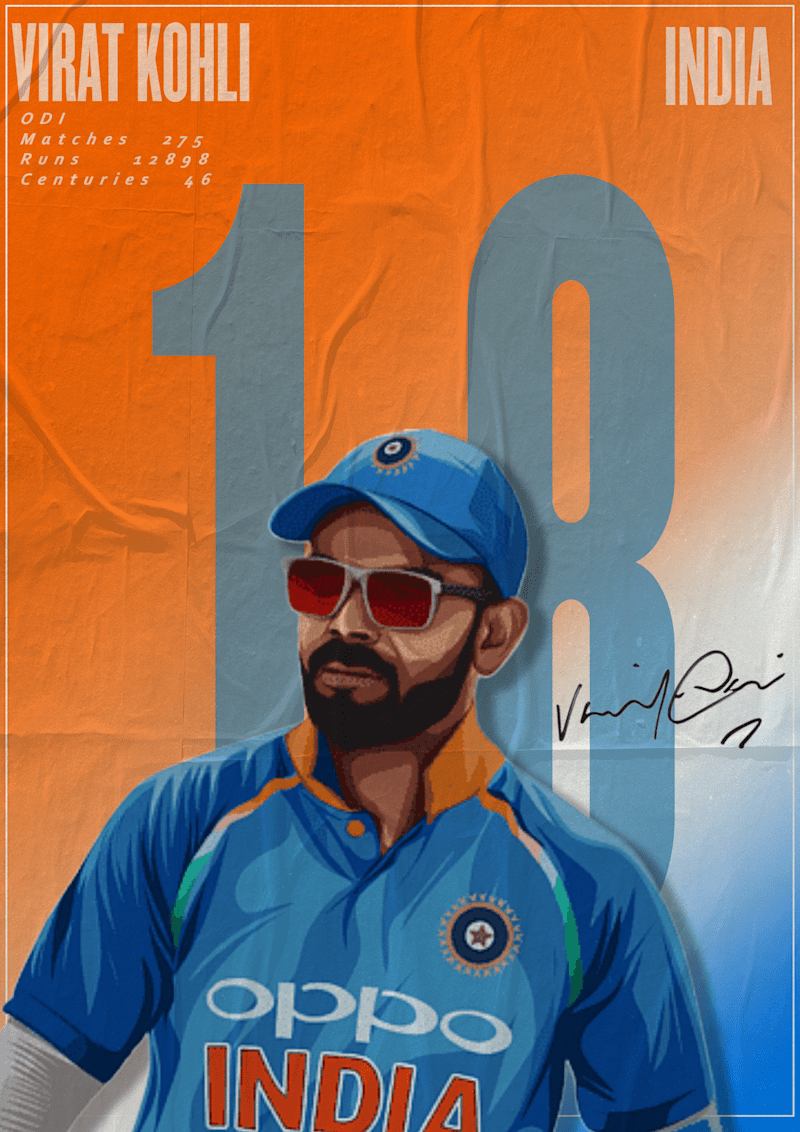 Cover image for VIRAT KOHLI POSTER