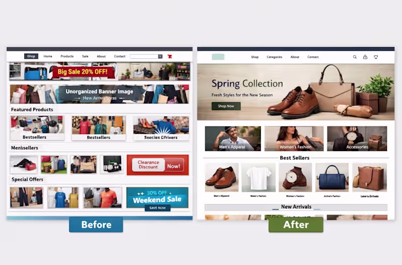 Cover image for Retail Website Homepage Optimization Concept
This