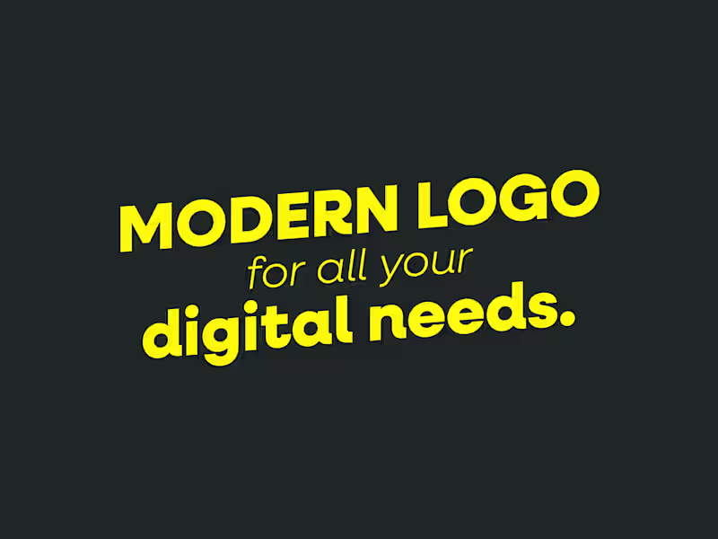 Cover image for Modern, responsive logo design for digital and print! 💻✨