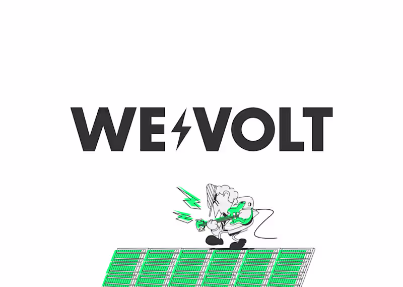 Cover image for Made a logo for WEVOLT, a german company that specializes in...