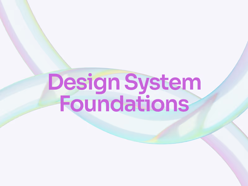 Cover image for Design System Foundations