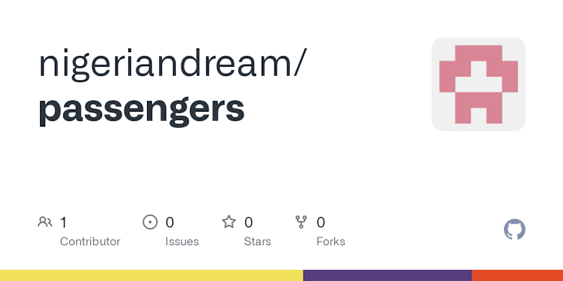 Cover image for nigeriandream/passengers