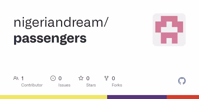 Cover image for nigeriandream/passengers