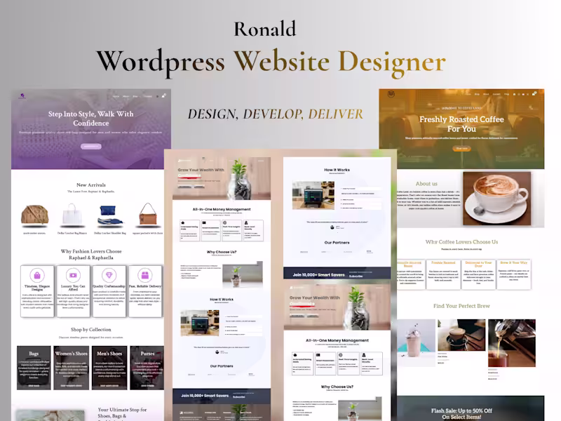 Cover image for  WordPress Web Designer | Responsive, and SEO-Optimized Websites