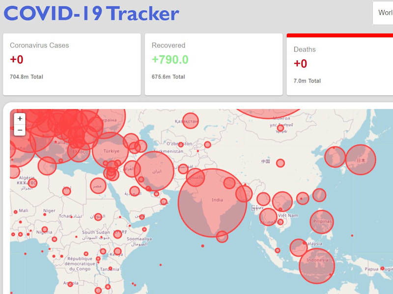 Cover image for Covid-19 Tracker