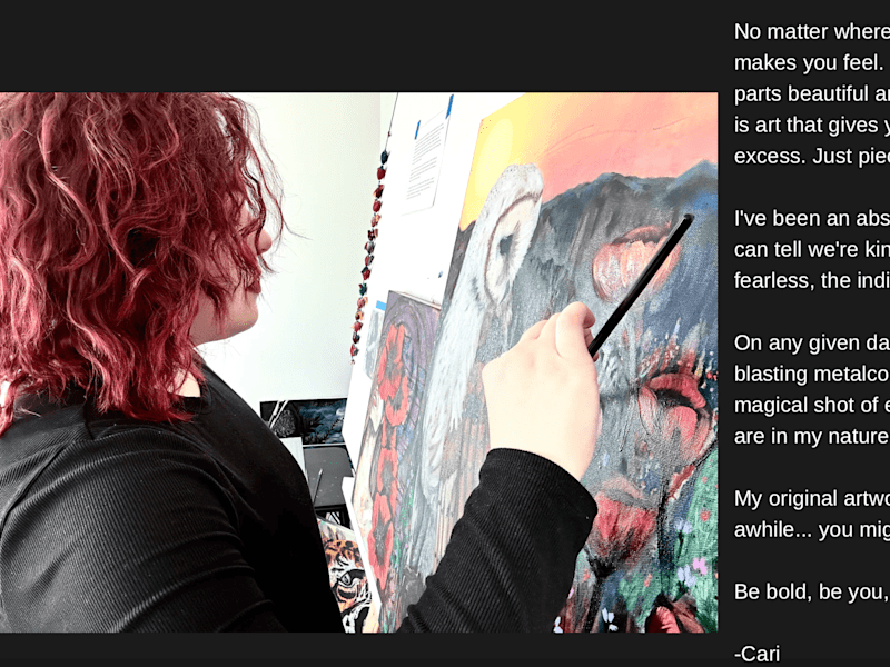 Cover image for Website Copywriting for Fine Artist 