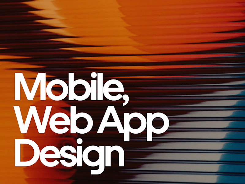 Cover image for Mobile App / Web App Design