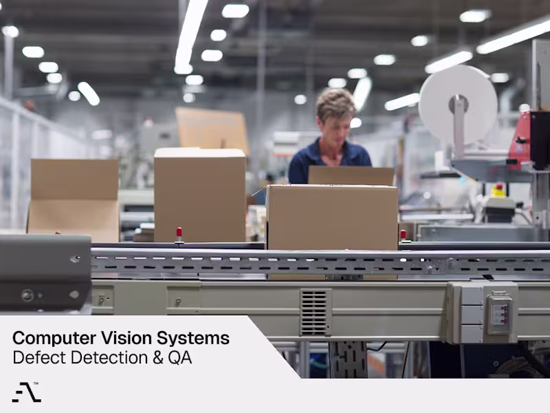 Cover image for Computer Vision System for Defect Detection and QA