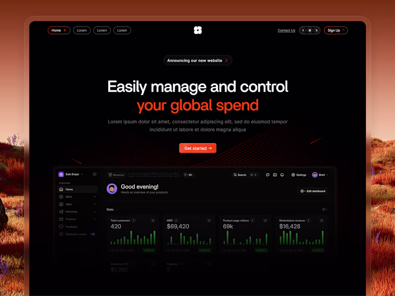 Cover image for Landing Page Design