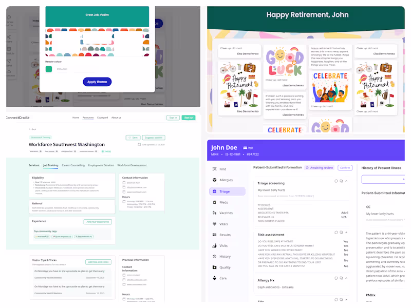 Cover image for Selected UX/UI work for Telescope Ltd