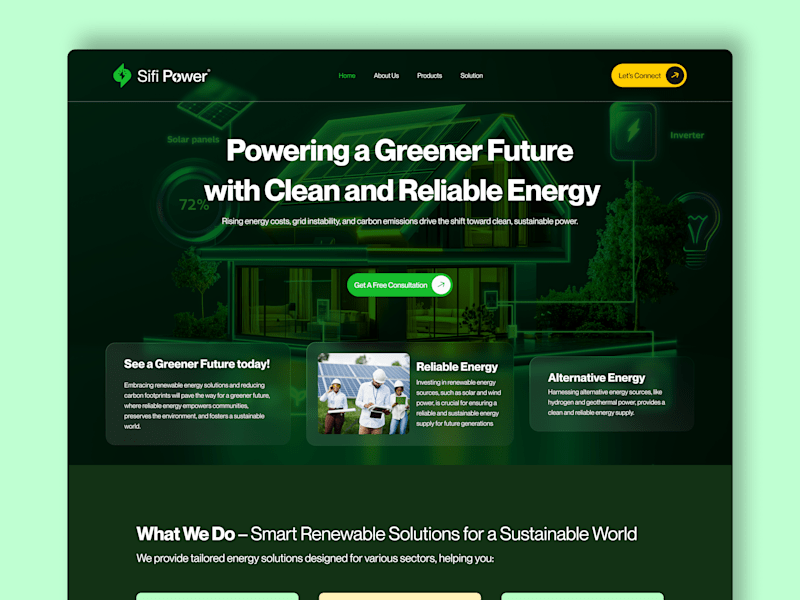 Cover image for Brand + UI + Web Design for Sifi Power