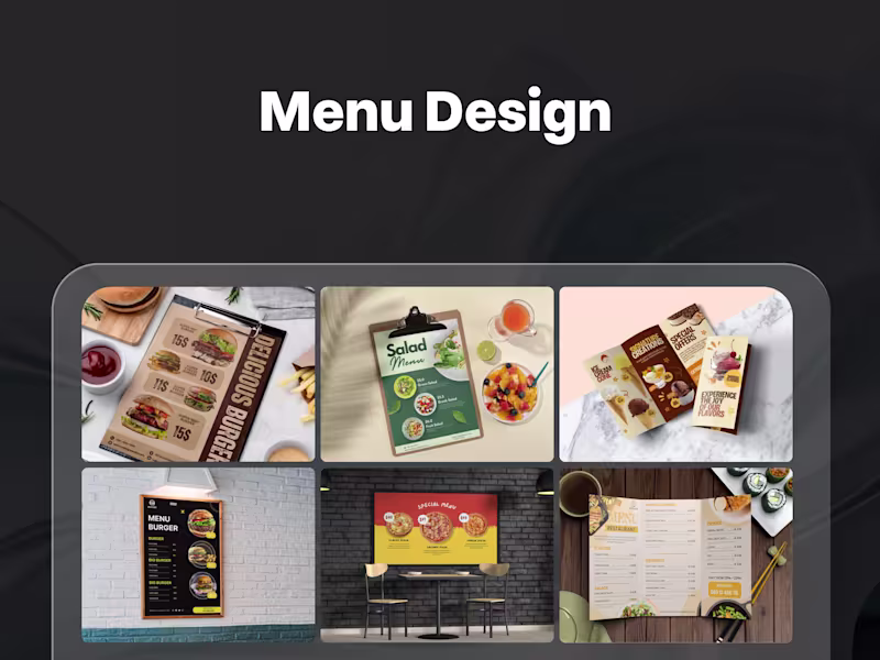 Cover image for Menu Design