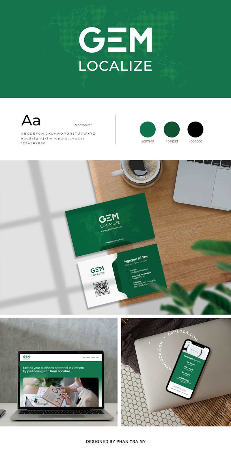 Cover image for Branding and Website Design for Gem Localize 
