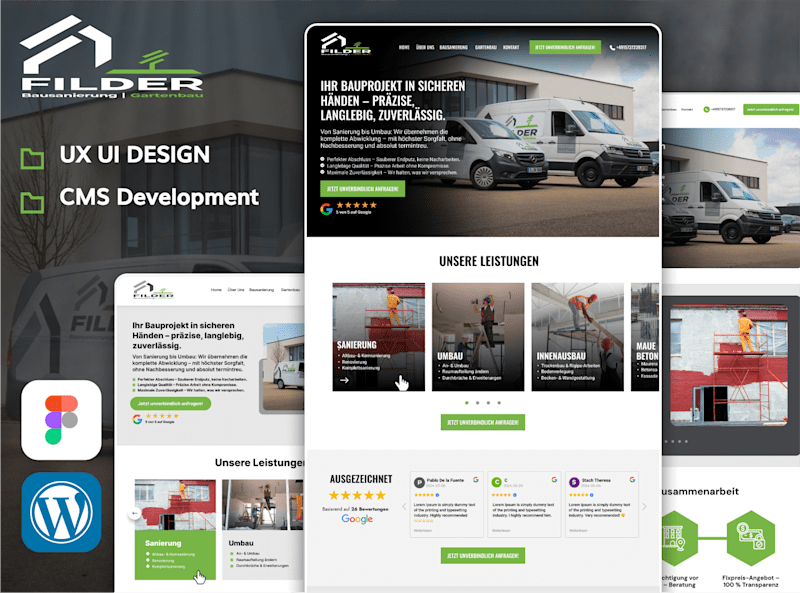 Cover image for FILDER Construction Website Design