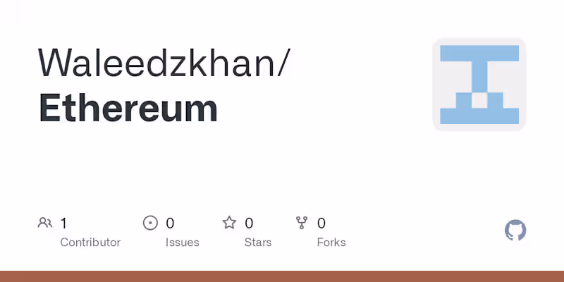 Cover image for Ethereum smart contracts