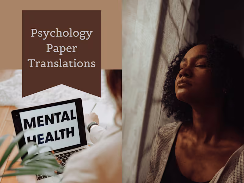 Cover image for Psychology Paper Translation