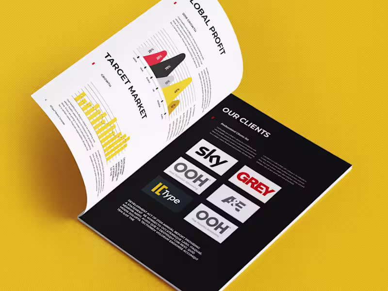 Cover image for Brochure Report Design