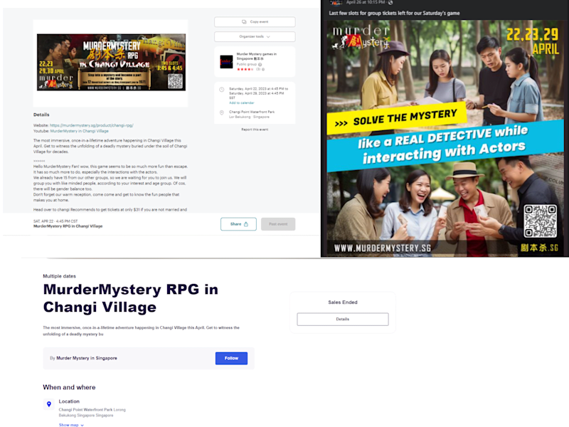 Cover image for MurderMystery.sg Event