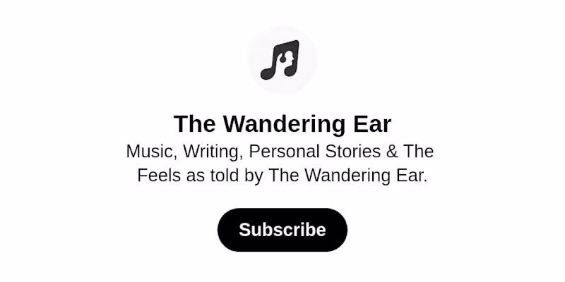 Cover image for The Wandering Ear Newsletter