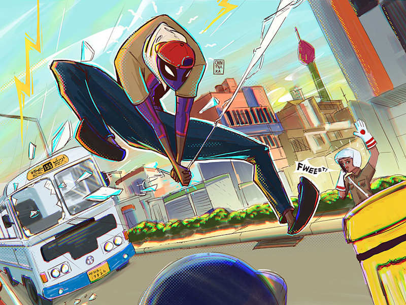 Cover image for Comic Book Illustrations