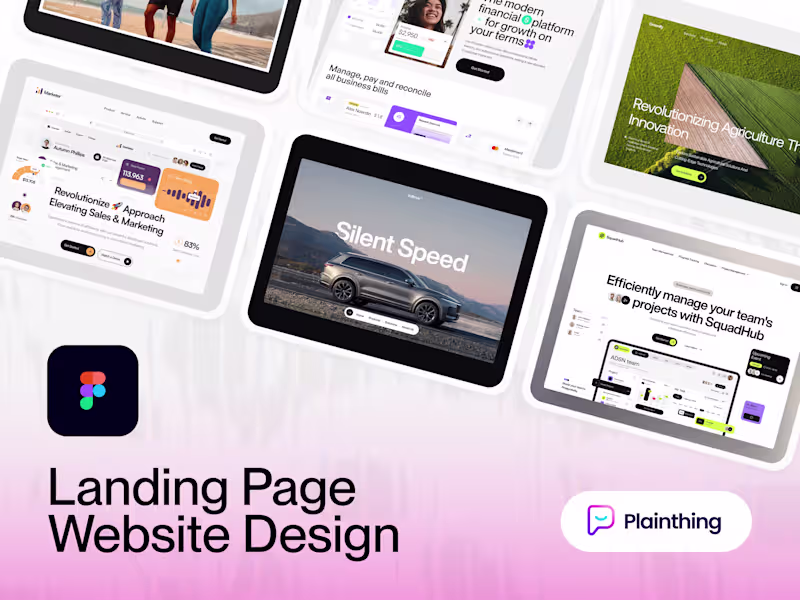 Cover image for Landing Page Website Design