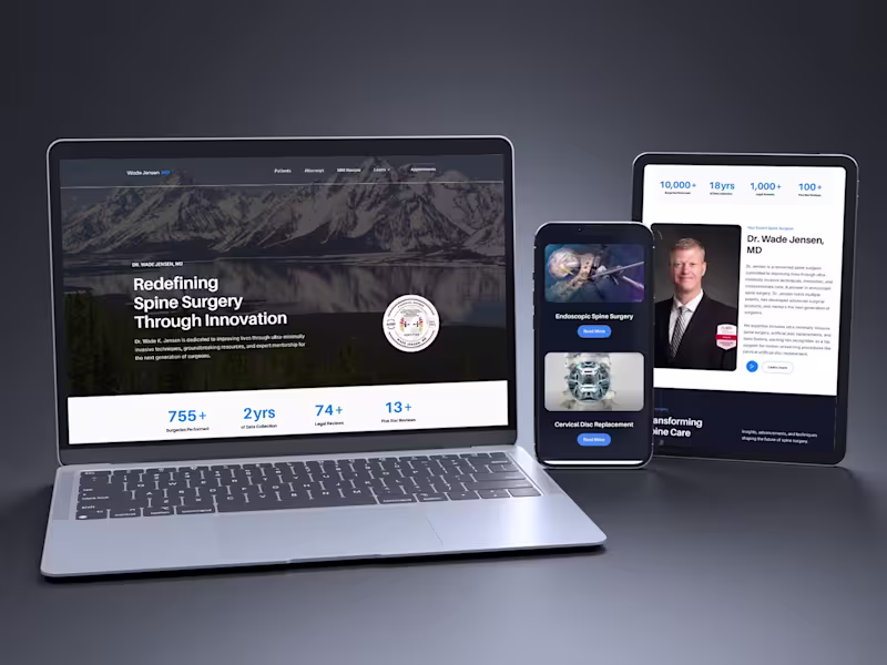 Cover image for Medical Specialist’s Practice Website - Framer Build