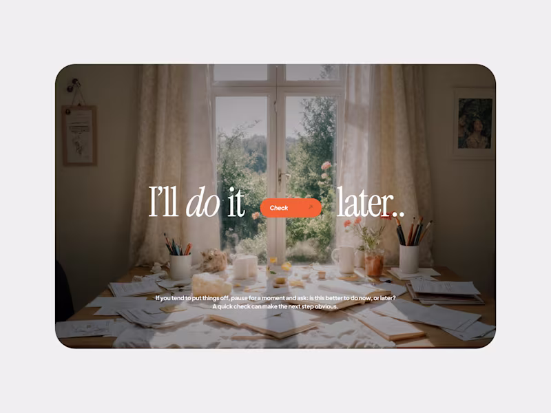 Cover image for We all know the feeling: things we want to do, trips to plan...