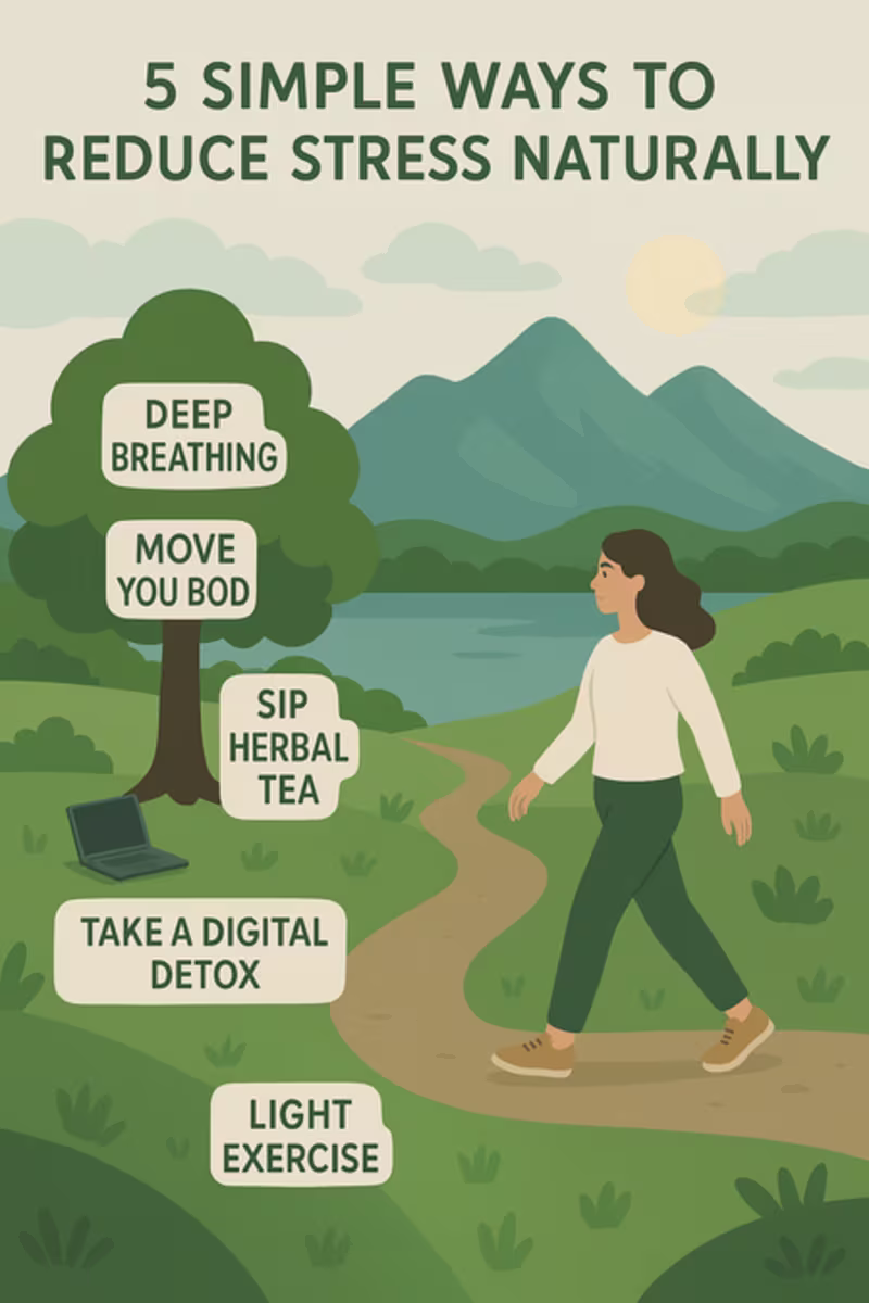 Cover image for Natural Stress Relief Content Creation