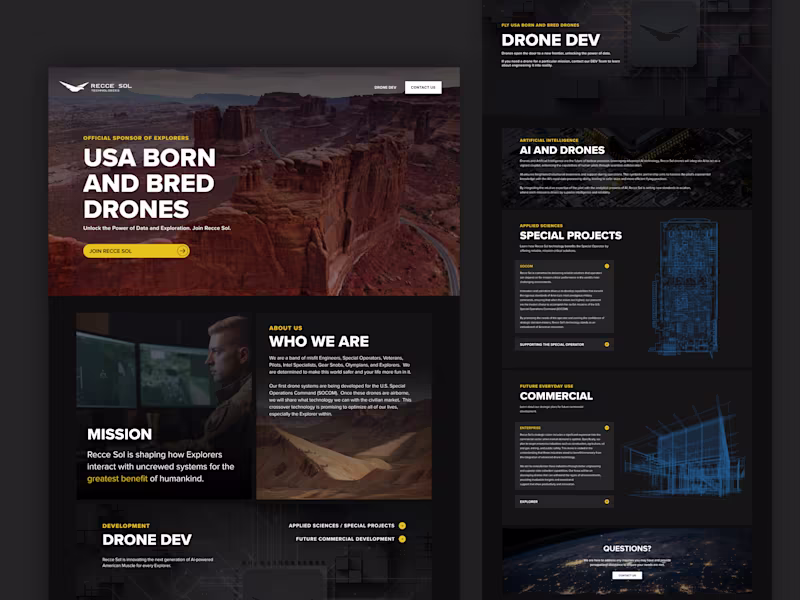 Cover image for Recce Sol Website