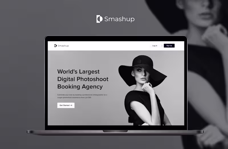 Cover image for Smashup - Digital photoshoot booking Agency