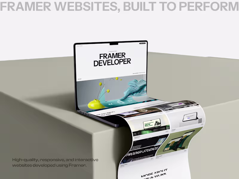 Cover image for Framer-Powered Portfolio Website for Tuaha Athar