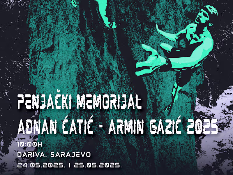 Cover image for Climbing Competition/Memorial Poster by Namik Durakovic on Drib…