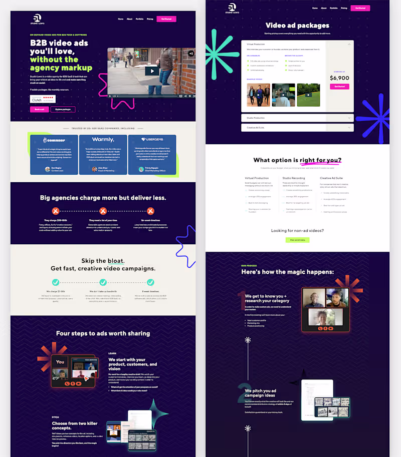 Cover image for Studio Lewis Website Rebrand