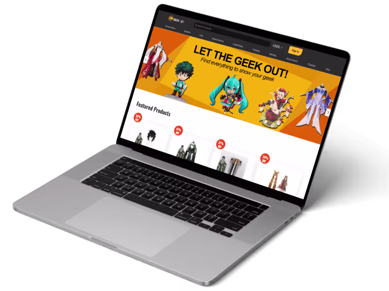 Cover image for CUSTOM SHOPIFY DEVELOPMENT - Geek-it!