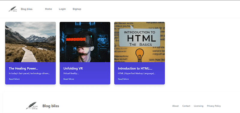 Cover image for Blog Bliss - A blogging web app