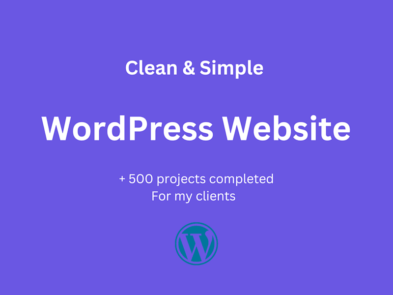 Cover image for I will Create a responsive WordPress website 