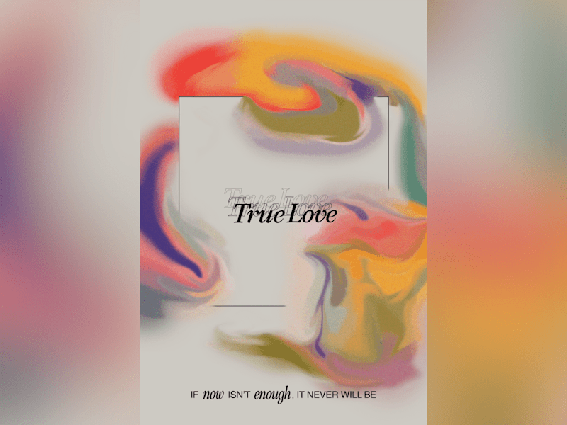 Cover image for Poster Design: True Love