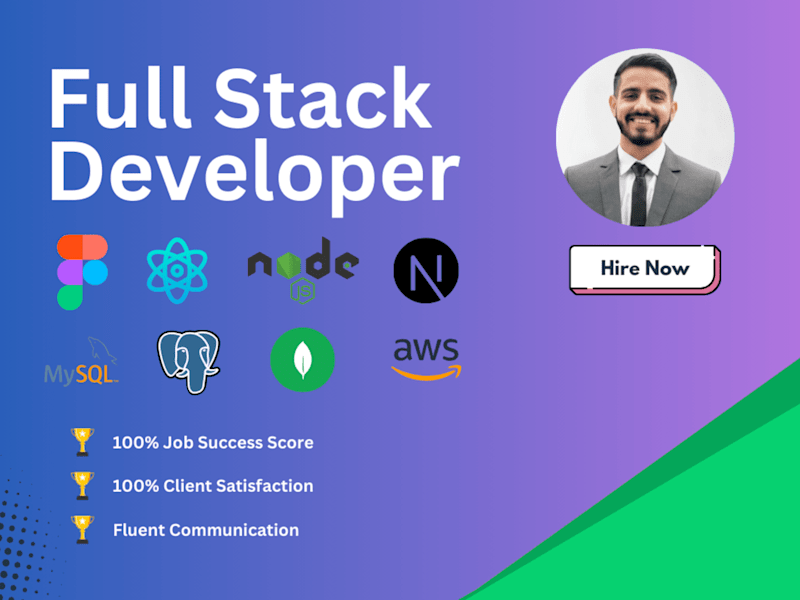 Cover image for I will develop full stack web applications