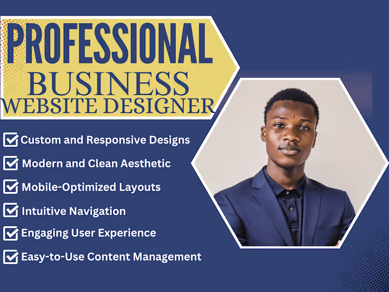 Cover image for I WILL DO PROFESSIONAL AND STUNNING WEBSITE DESIGN, WEBSITE SEO
